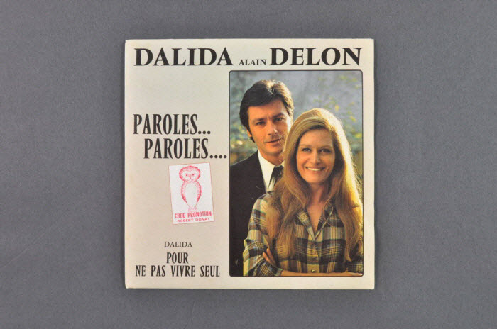 Disque 45 tours « Paroles… Paroles… », France, 1972, Mucem