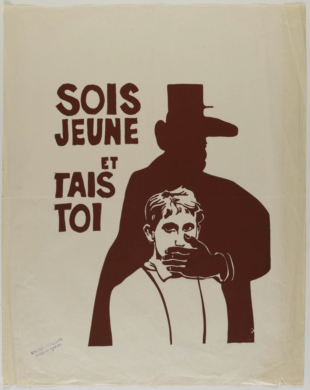 Une affiche devenue une icône de la contestation en mai 68 et au-delà, Mucem