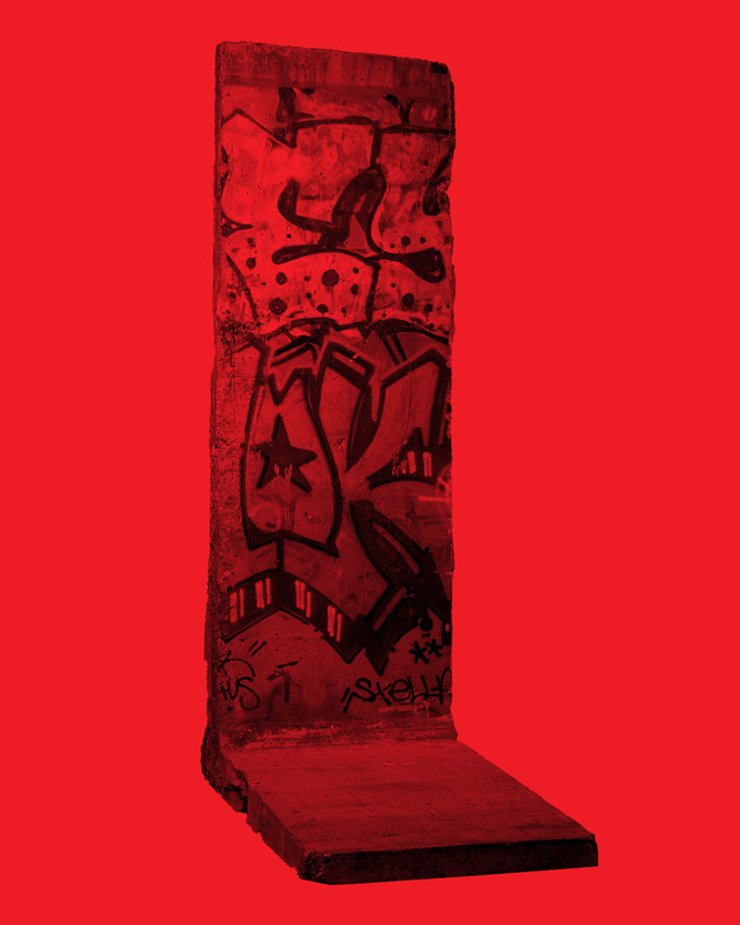Mucem, Mur de Berlin