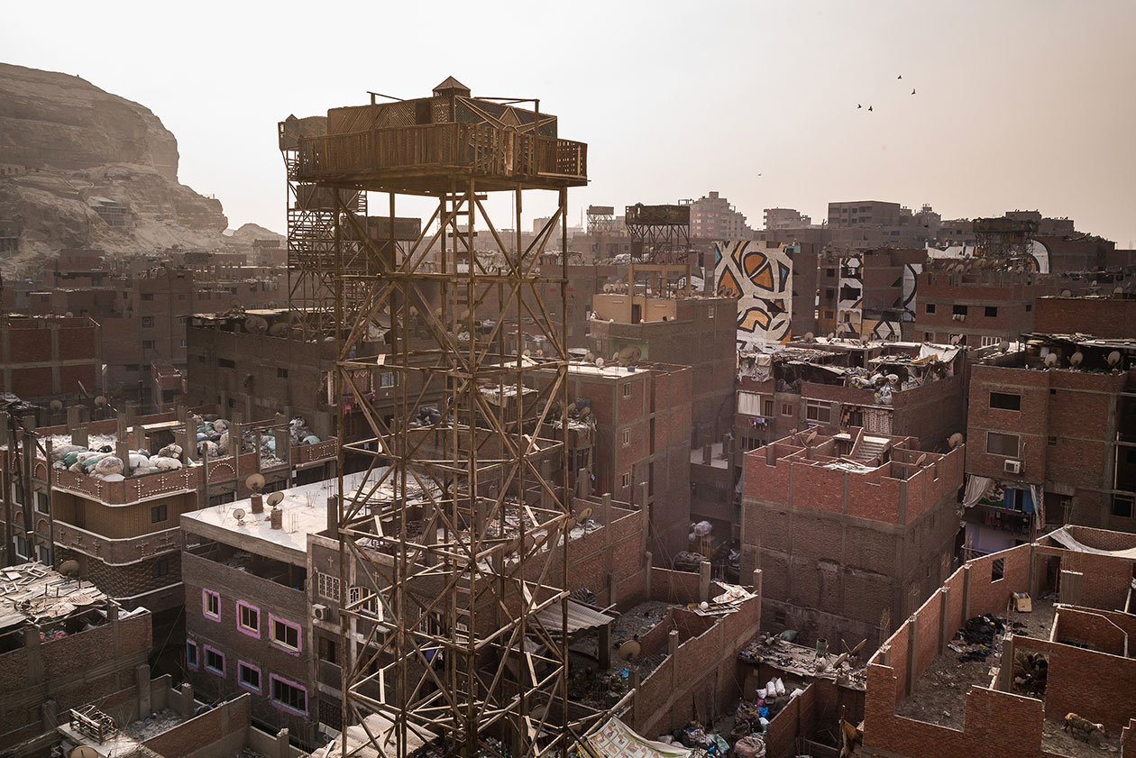 Panorama des toits du quartier Manchiet Nasser, Le Caire, Egypte, 2017, photo David Degner © David Degner / Mucem