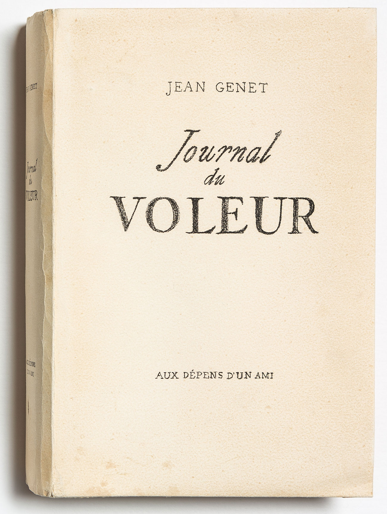 Journal du voleur ed 1948 © fonds Jean Genet imec Photo Michael Quemener