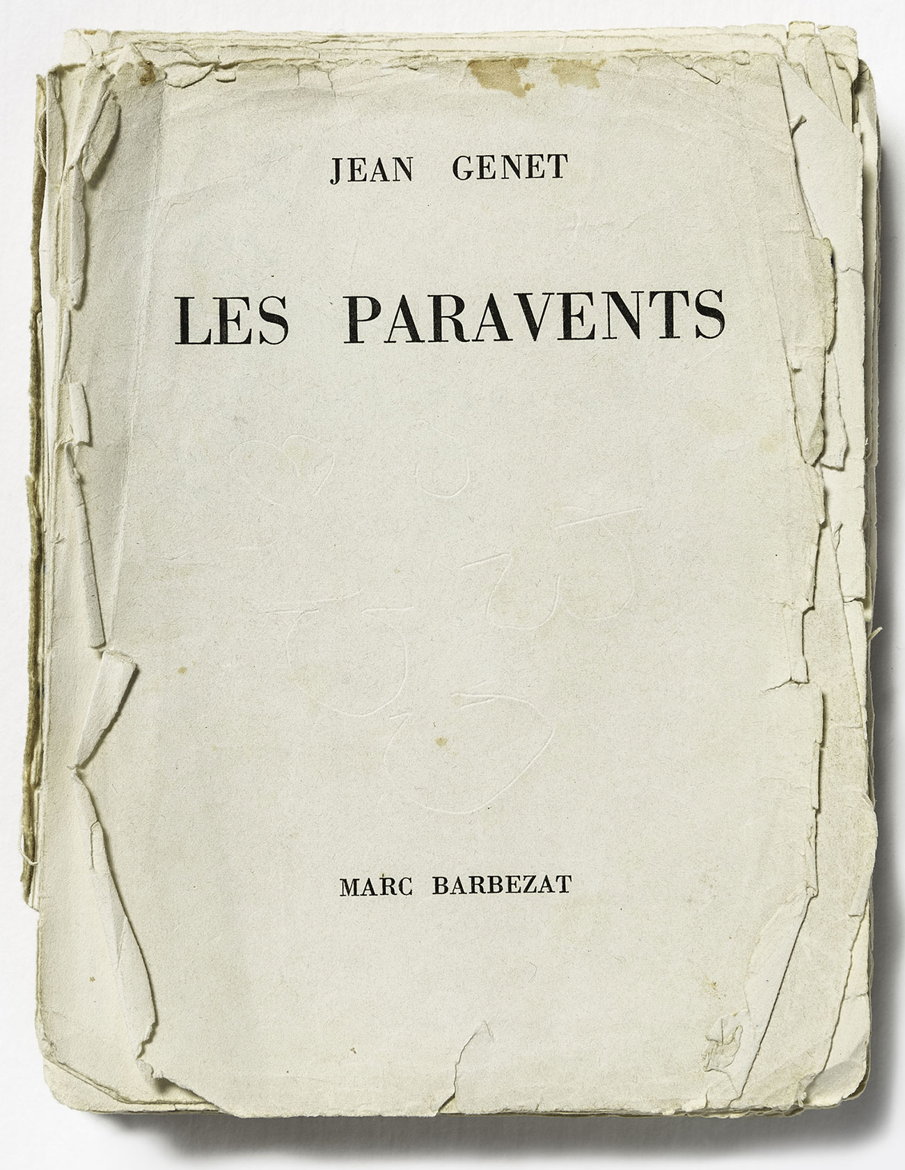Les-paravents-ed-originale-1961-©-fonds-Jean-Genet-imec-Photo-Michael-Quemener