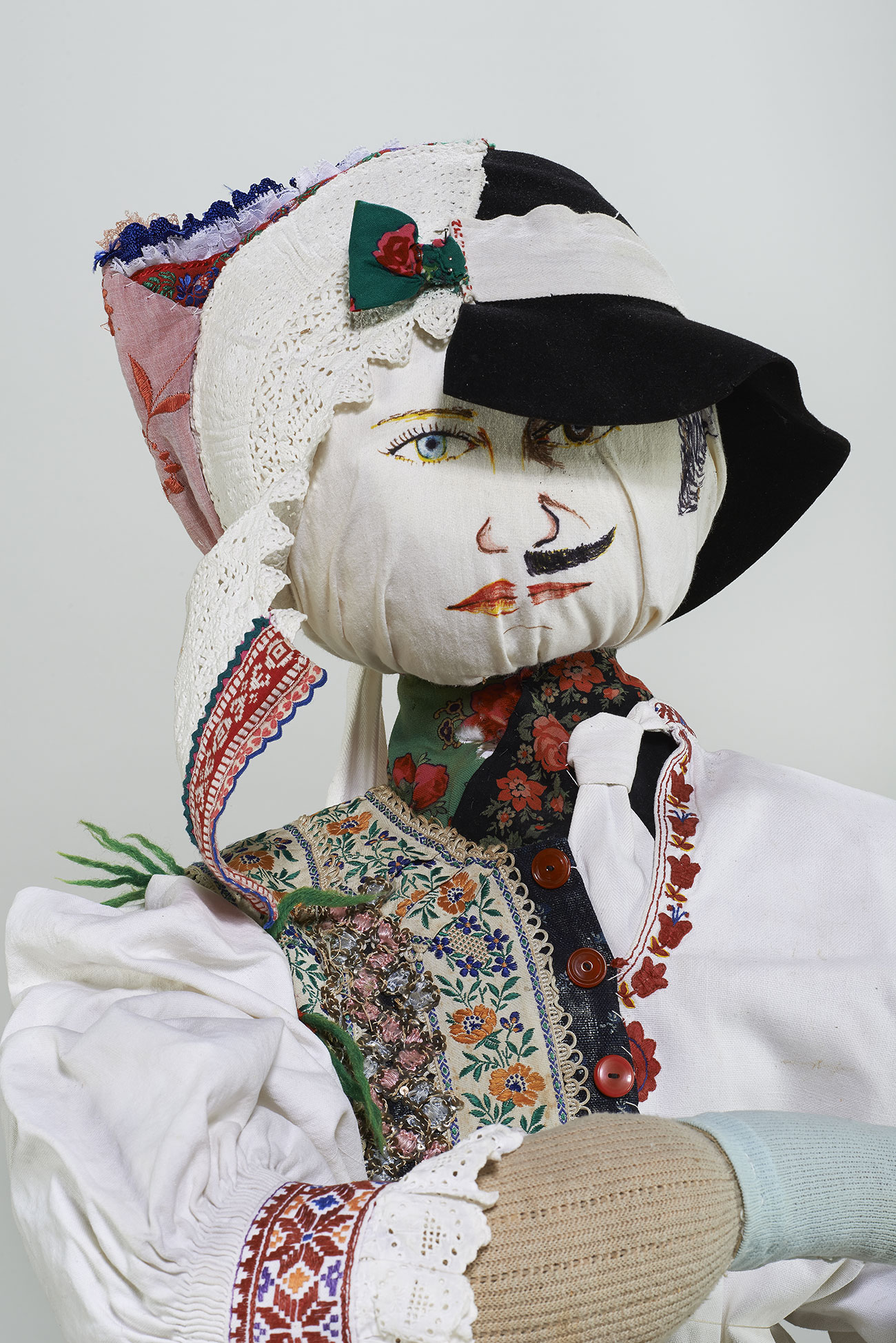 Mannequin de mardi gras, Slovaquie, xxe Siècle © Mnhn, photo Mucem, Yves Inchierman