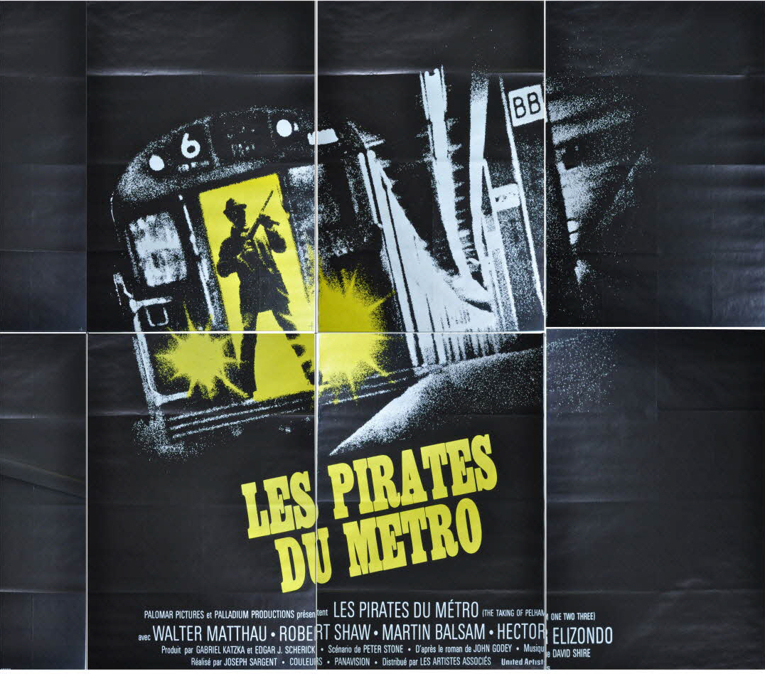 Affiche du film Les pirates dans le métro de Joshep Sargent