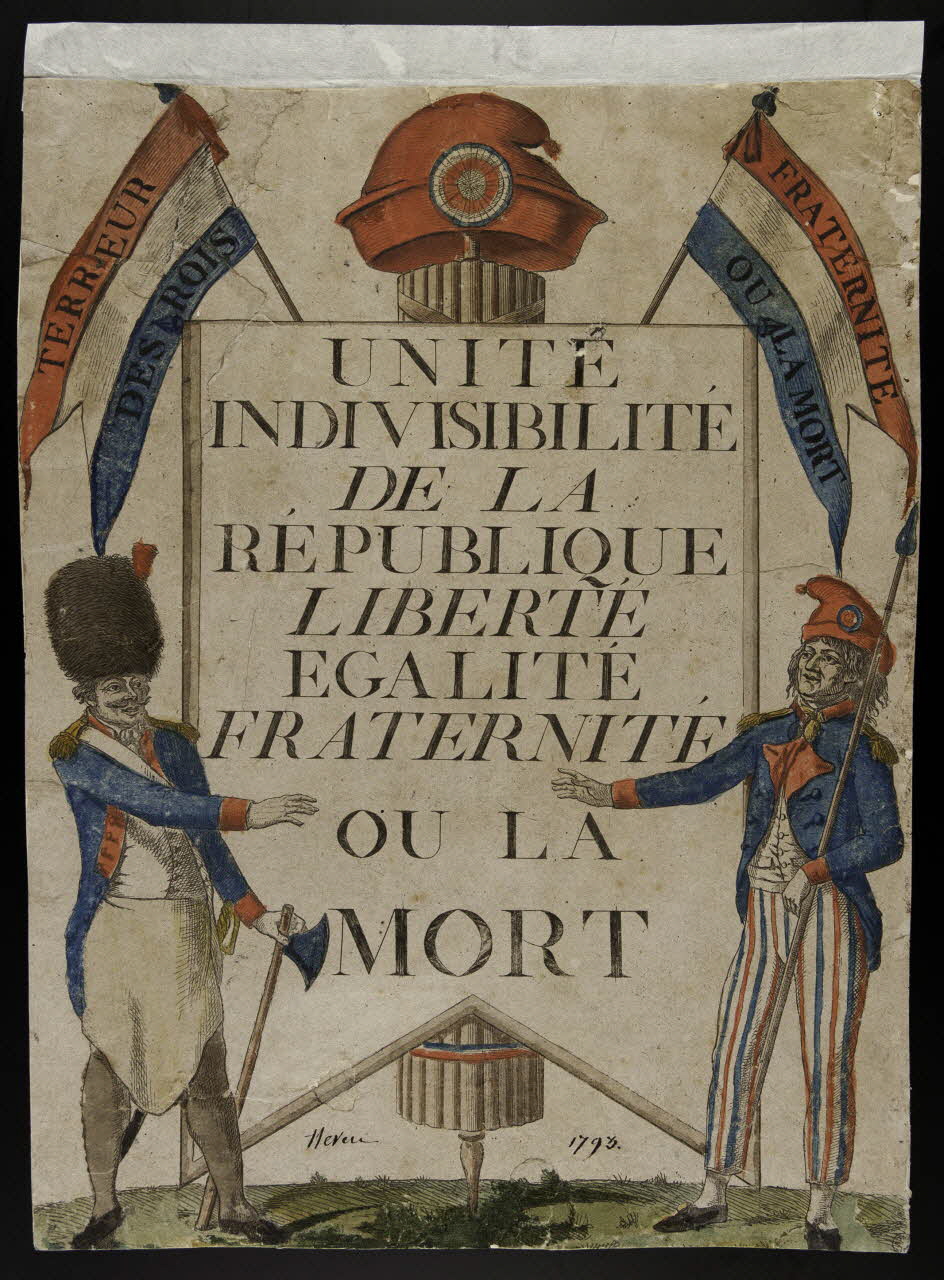 Estampe, Image populaire, France 1793, Mucem