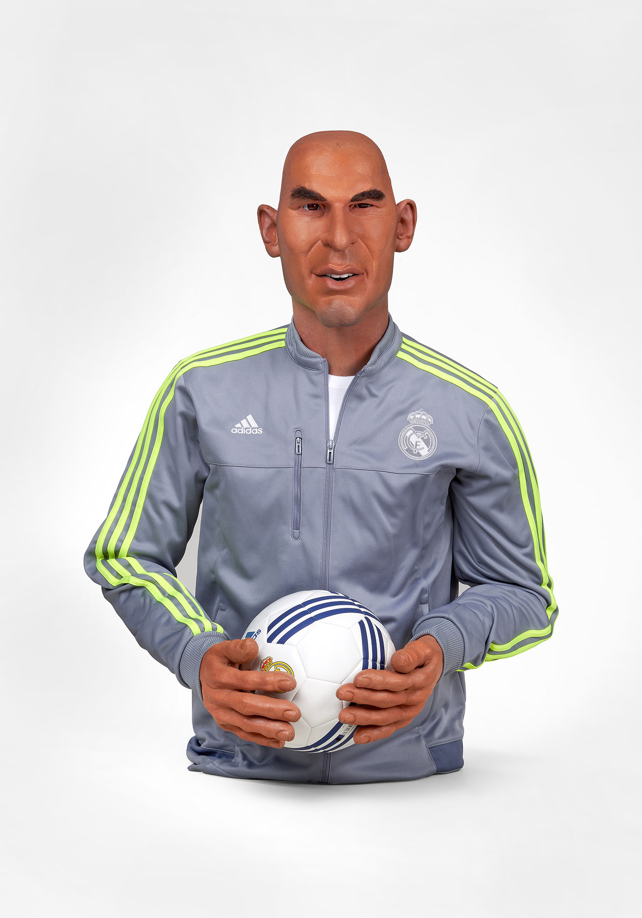 Marionnette de Zinedine Zidane pour l’émission de Canal + « Les Guignol de l'info », Mucem © Yves Inchierman