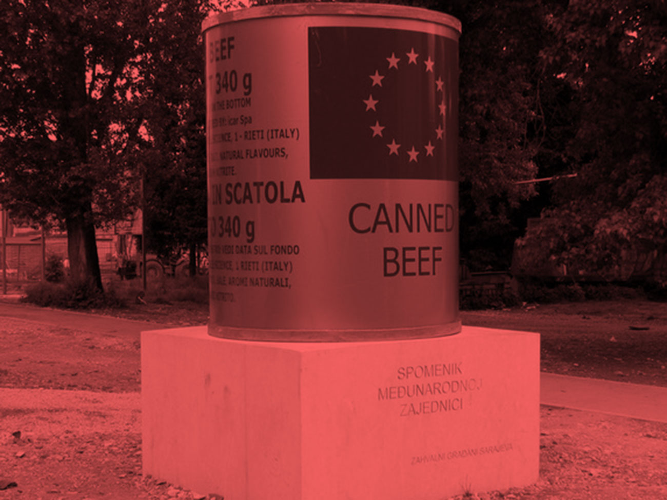 Monument to the International Community by the grateful citizens of Sarajevo © Nebojsa Seric Shoba, Sarajevo, 2007