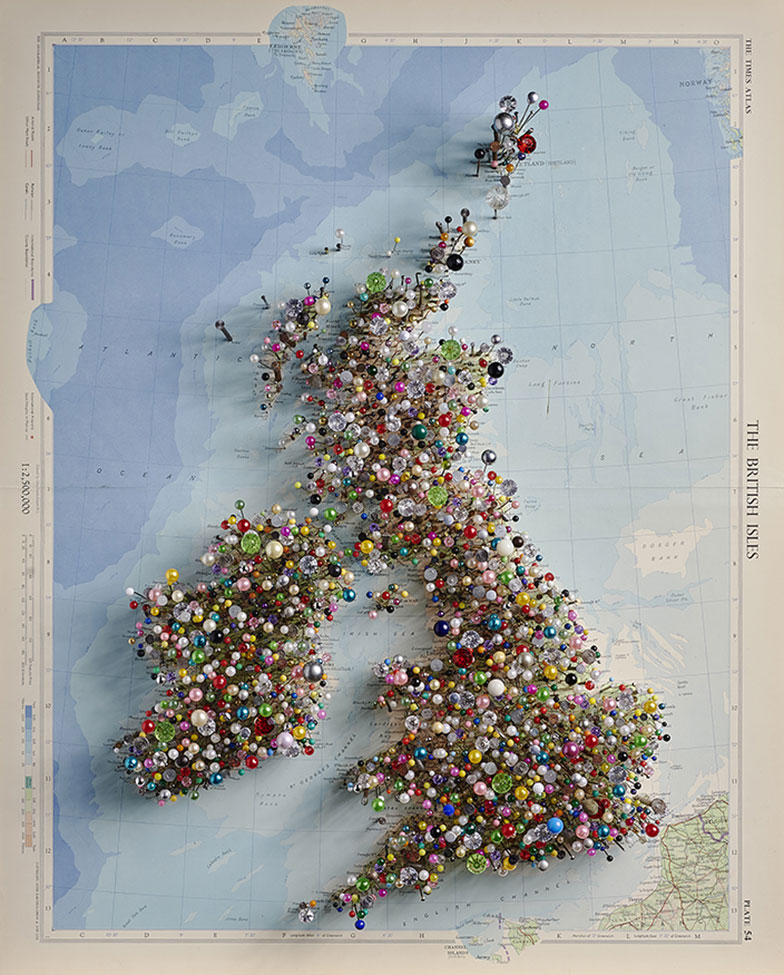 Chris Kenny Fetish Map of the British Isles©Chris Kenny, photo Gabriel Kenny Ryder