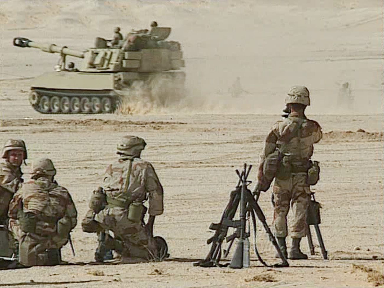 Les Marines en Arabie Saoudite © Ina Envoyé spécial du 20_09_1990