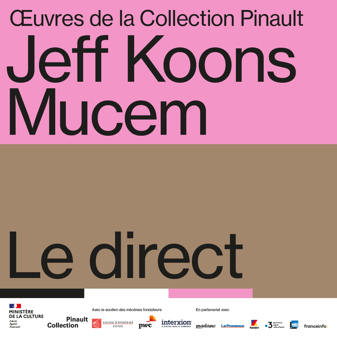 Jeff Koons Mucem Le direct
