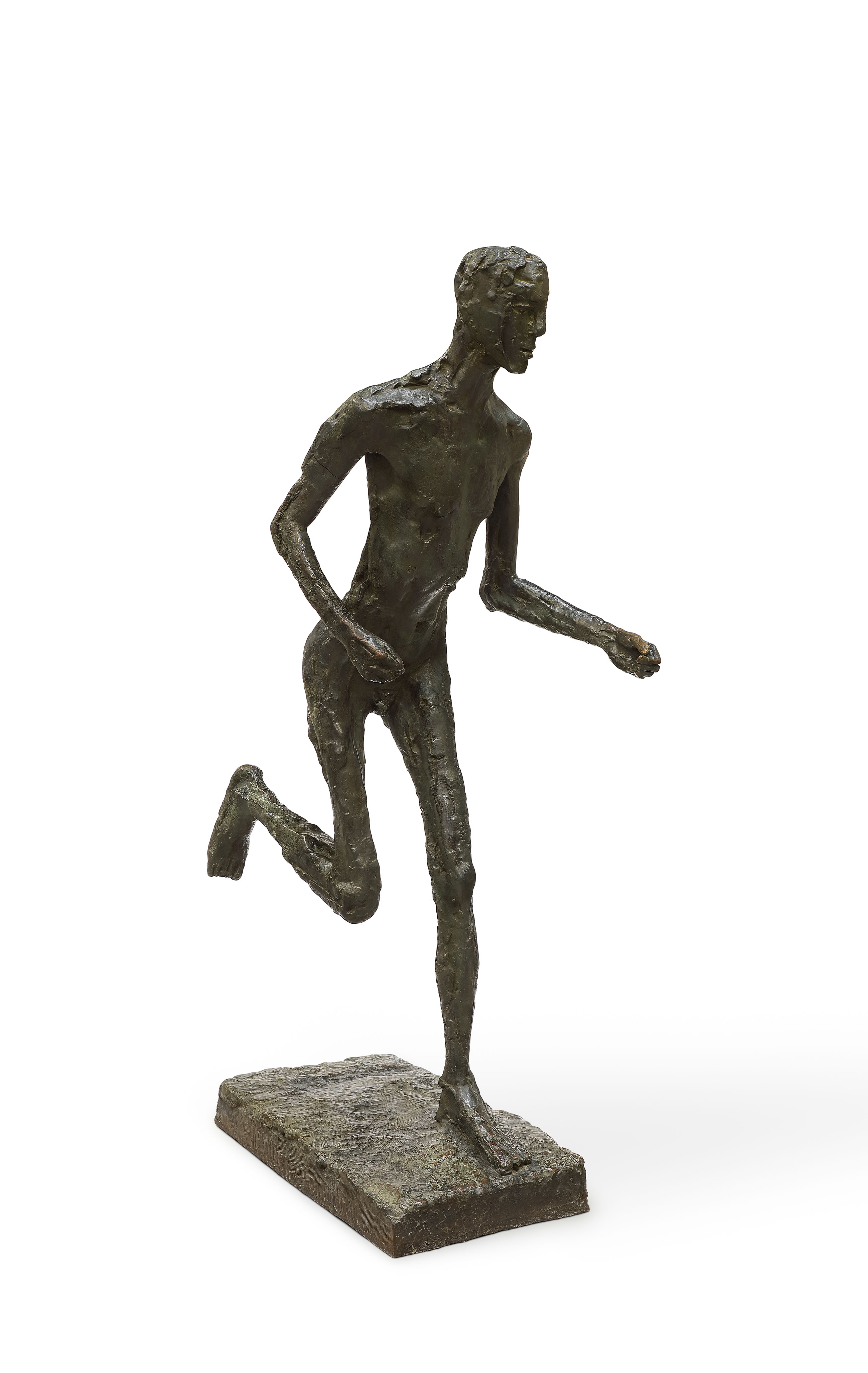 Germaine Richier, Coureur, vers 1955. Bronze, 13 x 54 x 94 cm. Paris, Centre national des arts plastiques. Germaine Richier © Adagp, Paris, 2021 ; photo : Cnap / Fabrice Lindor