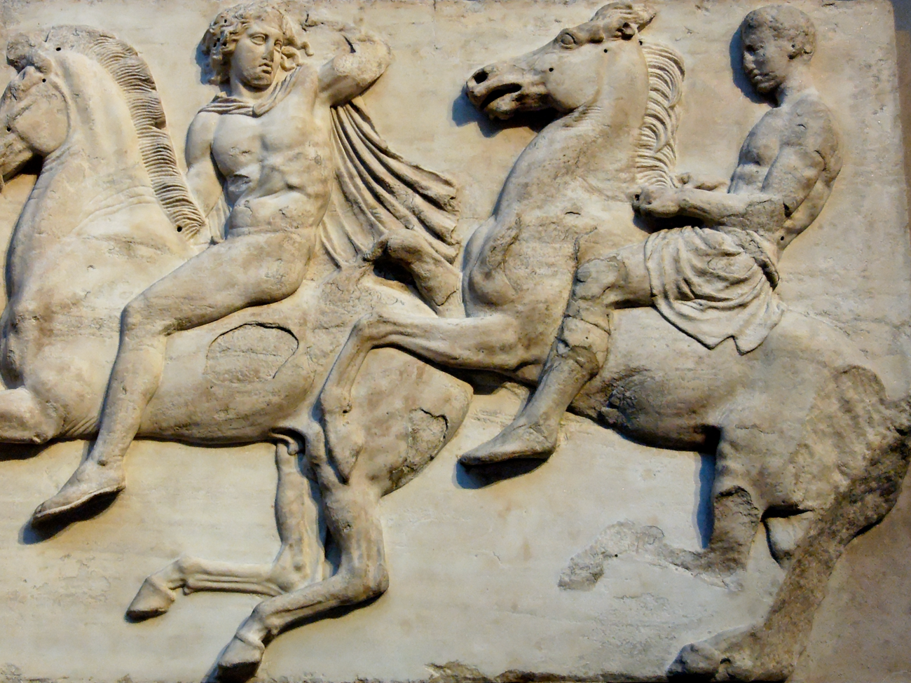 Détail de la frise occidentale du Parthénon, 447–433 av. J.-C.
