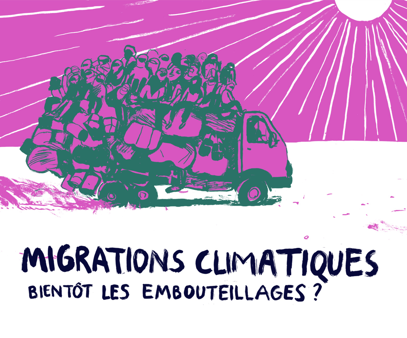 Migrations climatiques : bientôt les embouteillages ? © Benoît Guillaume